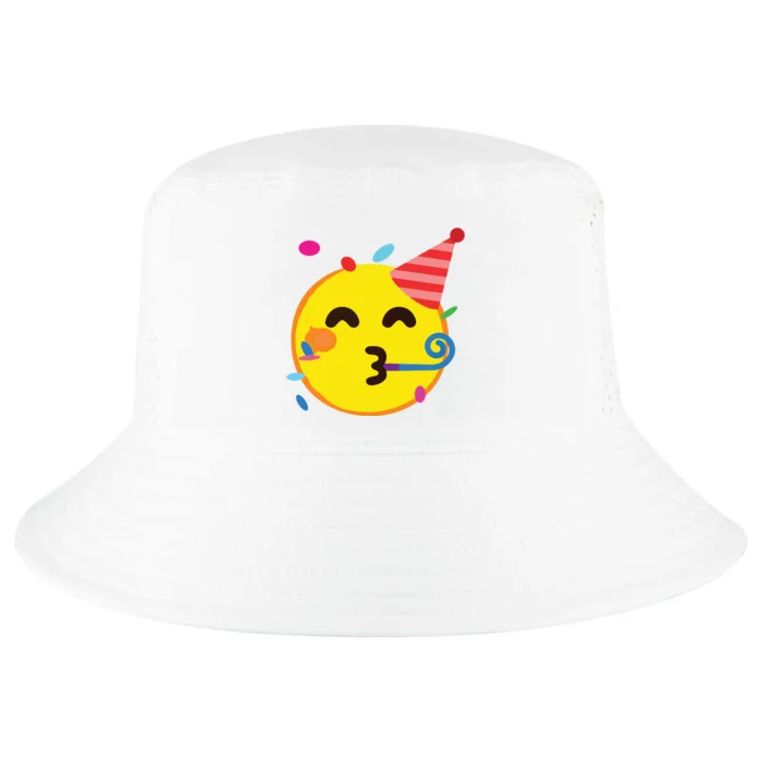 Emoticon Partying Face Birthday Cool Comfort Performance Bucket Hat