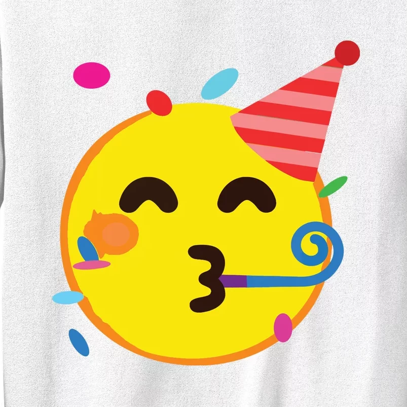 Emoticon Partying Face Birthday Sweatshirt