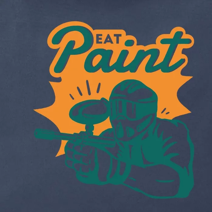 Eat Paint Funny Paintball Zip Tote Bag