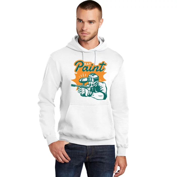 Eat Paint Funny Paintball Hoodie