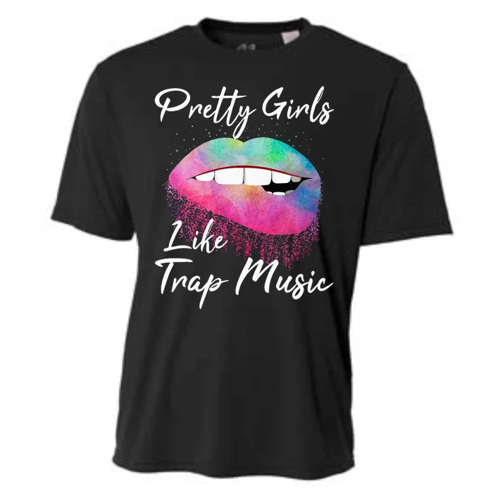 EDM Pretty Girls Like Trap Music Cooling Performance Crew T-Shirt