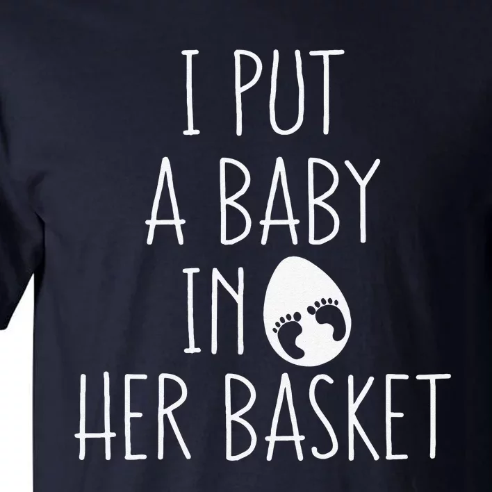 Easter Pregnancy Gift For Husband From Pregnant Wife Tall T-Shirt