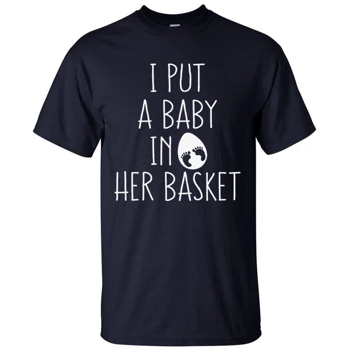 Easter Pregnancy Gift For Husband From Pregnant Wife Tall T-Shirt