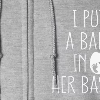 Easter Pregnancy Gift For Husband From Pregnant Wife Full Zip Hoodie