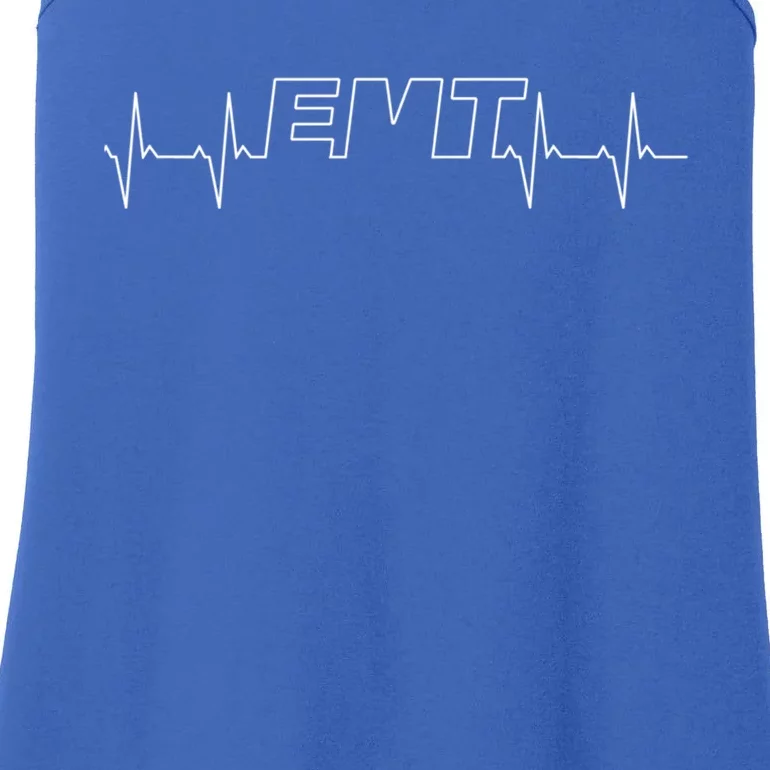 Emt Paramedic Gift Idea Great Gift Ambulance Nurse Great Gift Heartbeat Emt Gift Ladies Essential Tank