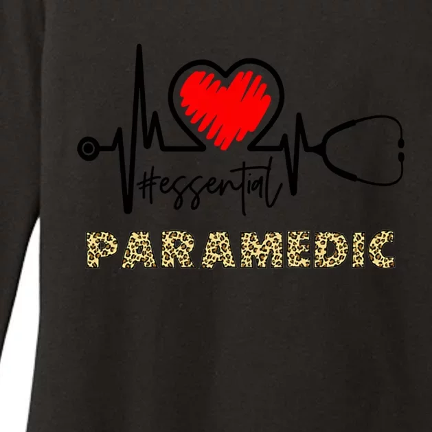 Essential Paramedic Heartbeat Paramedic Nurse Gift Meaningful Gift Womens CVC Long Sleeve Shirt