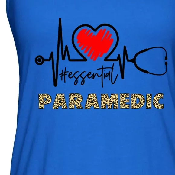 Essential Paramedic Heartbeat Paramedic Nurse Gift Meaningful Gift Ladies Essential Flowy Tank