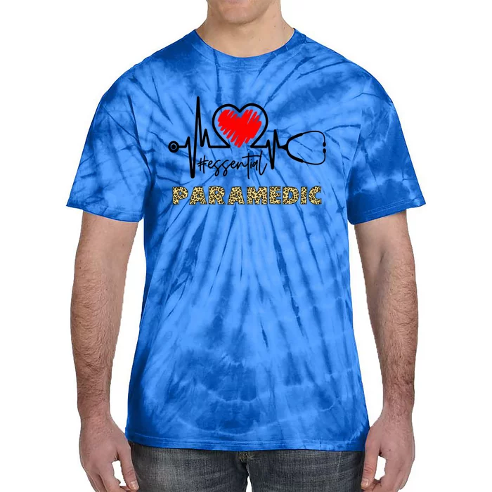 Essential Paramedic Heartbeat Paramedic Nurse Gift Meaningful Gift Tie-Dye T-Shirt