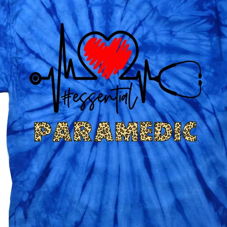 Essential Paramedic Heartbeat Paramedic Nurse Gift Meaningful Gift Tie-Dye T-Shirt