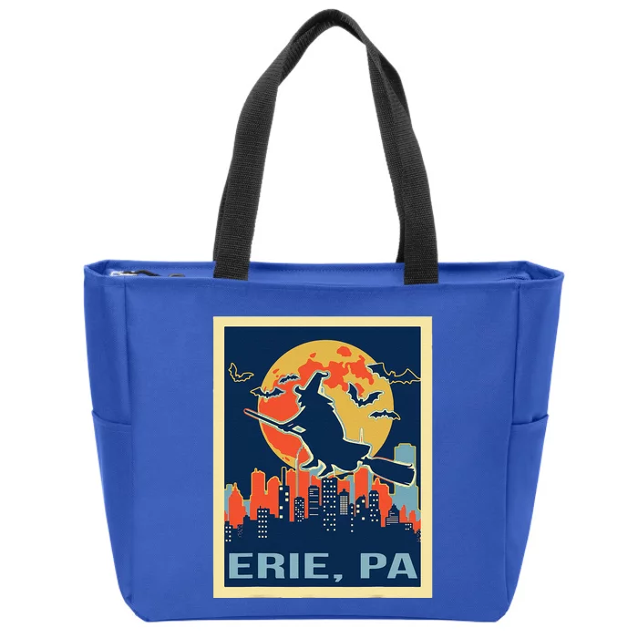 Erie Pennsylvania Halloween Zip Tote Bag