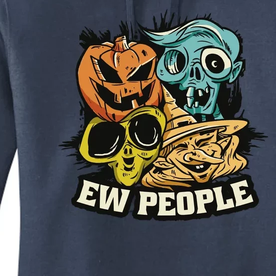 Ew People Halloween Women's Pullover Hoodie