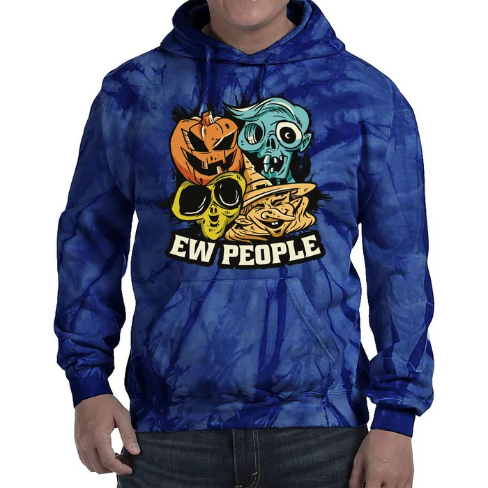 Ew People Halloween Tie Dye Hoodie