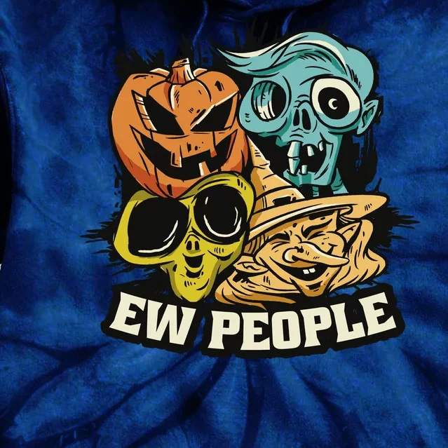 Ew People Halloween Tie Dye Hoodie