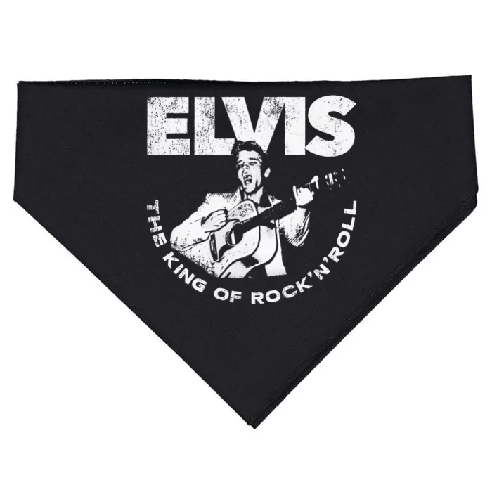 E.L.V.I.S Presley Hound Dogs USA-Made Doggie Bandana