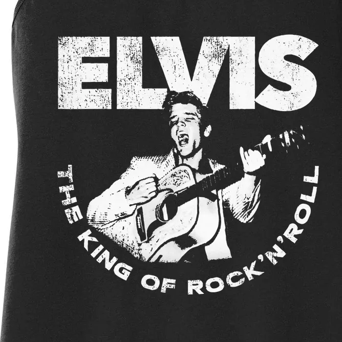 E.L.V.I.S Presley Hound Dogs Women's Racerback Tank