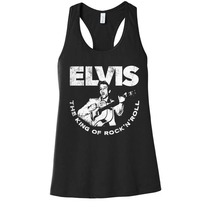 E.L.V.I.S Presley Hound Dogs Women's Racerback Tank