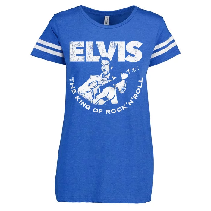 E.L.V.I.S Presley Hound Dogs Enza Ladies Jersey Football T-Shirt