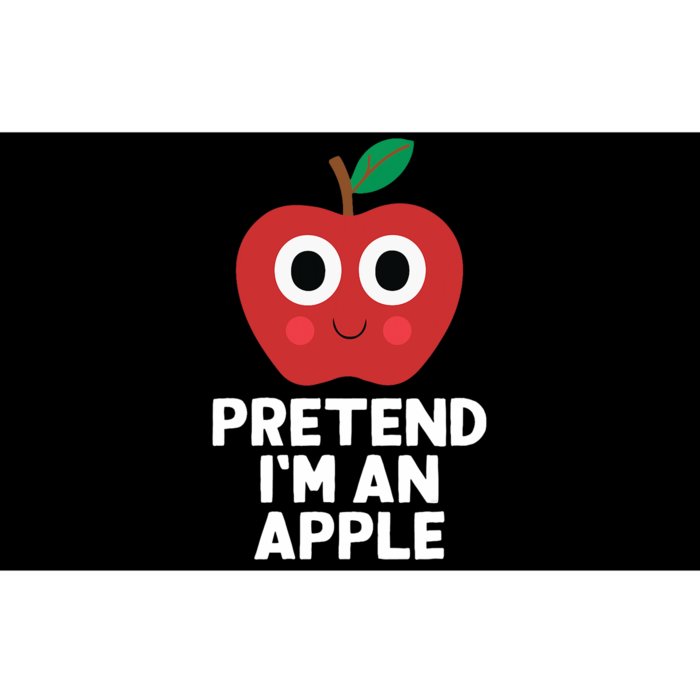 Easy Pretend IM An Apple Costume Halloween Funny Bumper Sticker