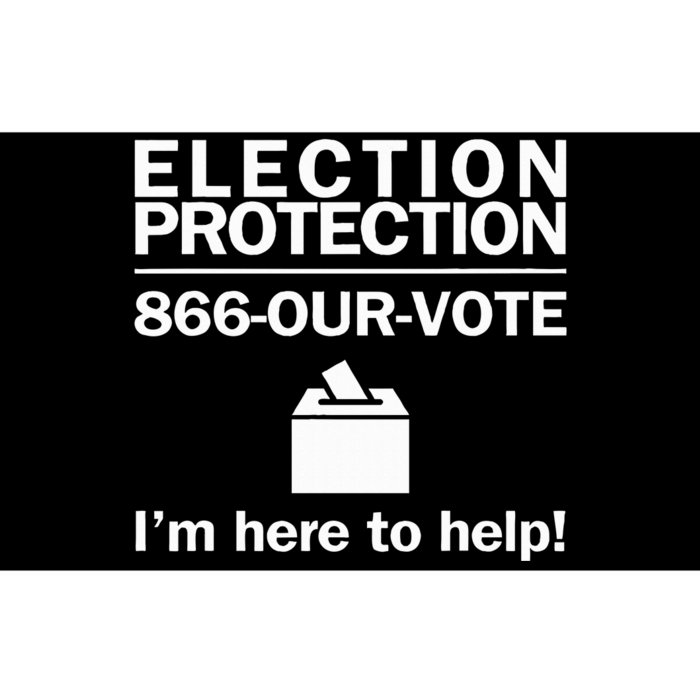 Election Protection IM Here To Help Vote Society Bumper Sticker