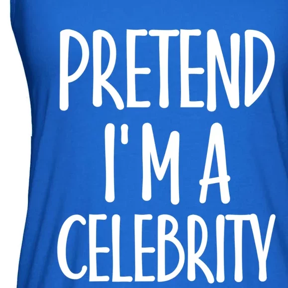 Easy Pretend I'm Celebrity Costume For Famous Halloween Cute Gift Ladies Essential Flowy Tank