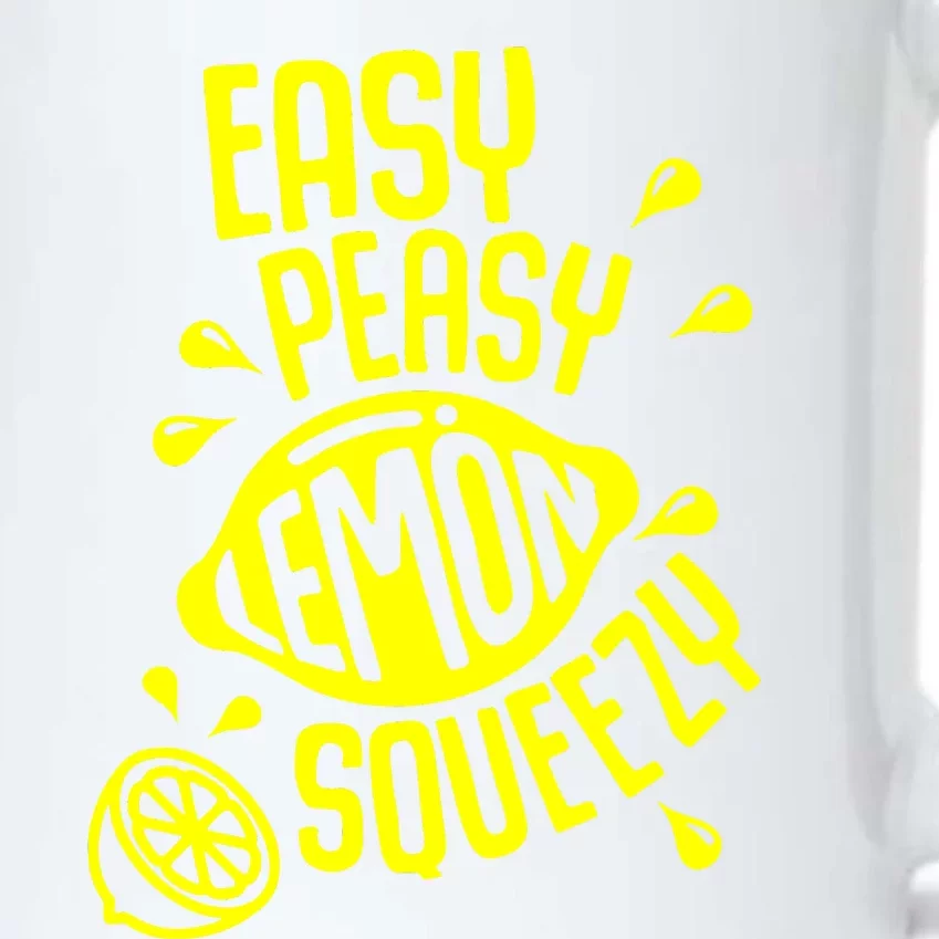 Easy Peasy Lemon Squeezy Black Color Changing Mug