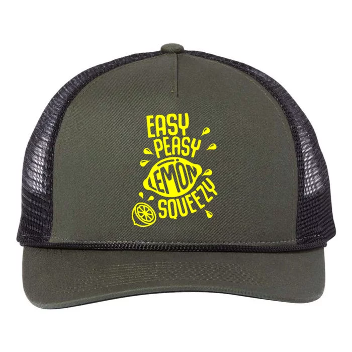 Easy Peasy Lemon Squeezy Retro Rope Trucker Hat Cap