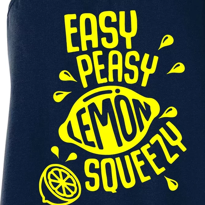 Easy Peasy Lemon Squeezy Women's Racerback Tank