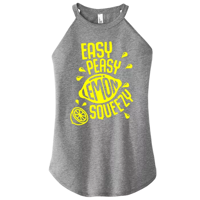 Easy Peasy Lemon Squeezy Women’s Perfect Tri Rocker Tank