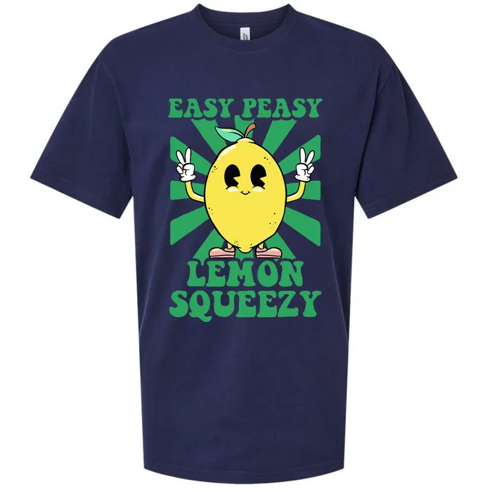 Easy Peasy Lemon Squeezy Lemonade Ceo Funny Lemon Lemonade Sueded Cloud Jersey T-Shirt