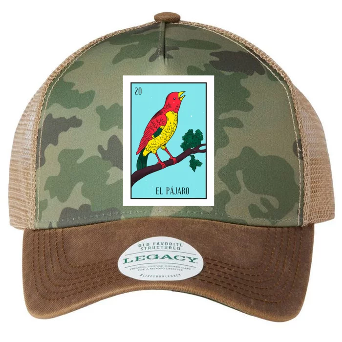 El Pajaro Lottery Card Gift The Bird Card Mexican Lottery Legacy Tie Dye Trucker Hat