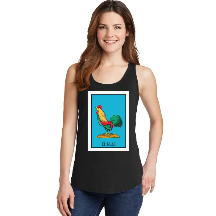 El Pollo Lottery Gift The Chicken Paper Mexican Lottery Ladies Essential Tank