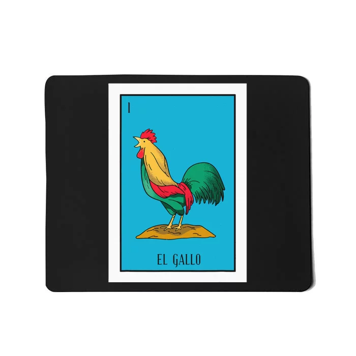 El Pollo Lottery Gift The Chicken Paper Mexican Lottery Mousepad