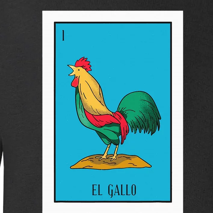 El Pollo Lottery Gift The Chicken Paper Mexican Lottery Toddler Sweatshirt