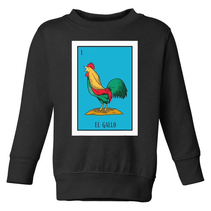 El Pollo Lottery Gift The Chicken Paper Mexican Lottery Toddler Sweatshirt