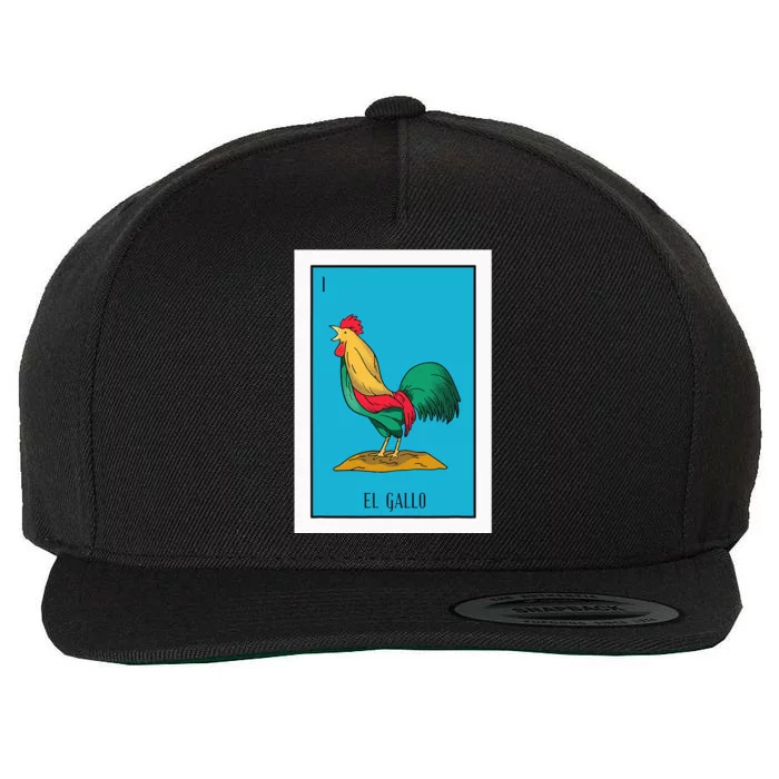 El Pollo Lottery Gift The Chicken Paper Mexican Lottery Wool Snapback Cap