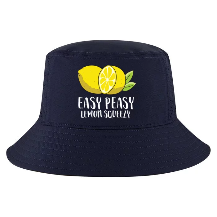 Easy Peasy Lemon Squeezy Lemonade Lemons Great Gift Cool Comfort Performance Bucket Hat