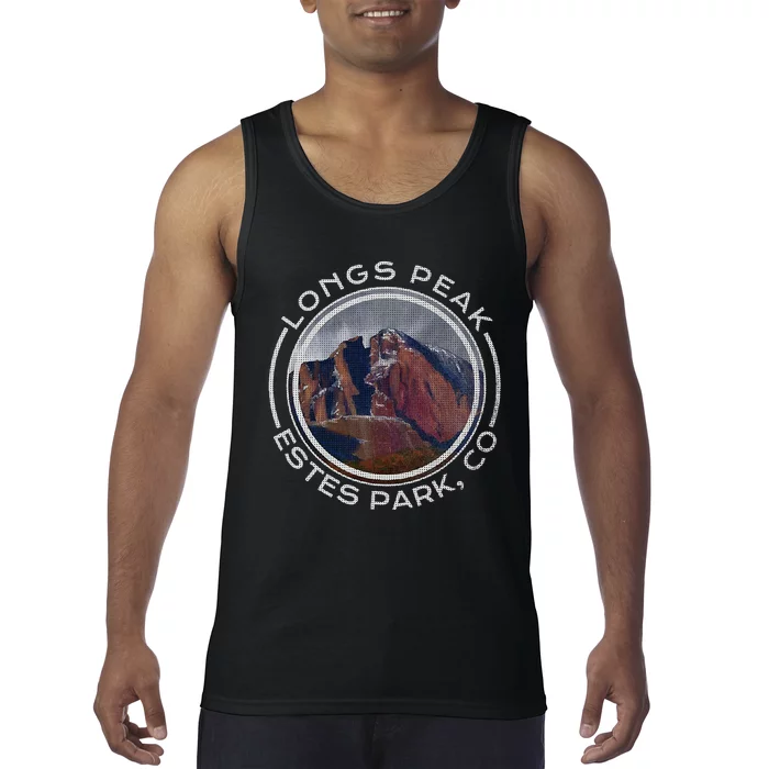 Estes Park Longs Peak Rocky Mountain Colorado Tank Top