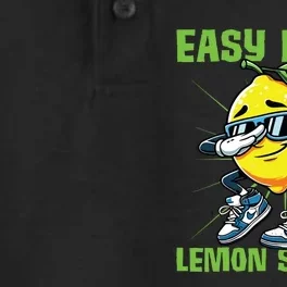 Easy Peasy Lemon Squeezy Lemon Stand Lemonade Crew Dry Zone Grid Performance Polo