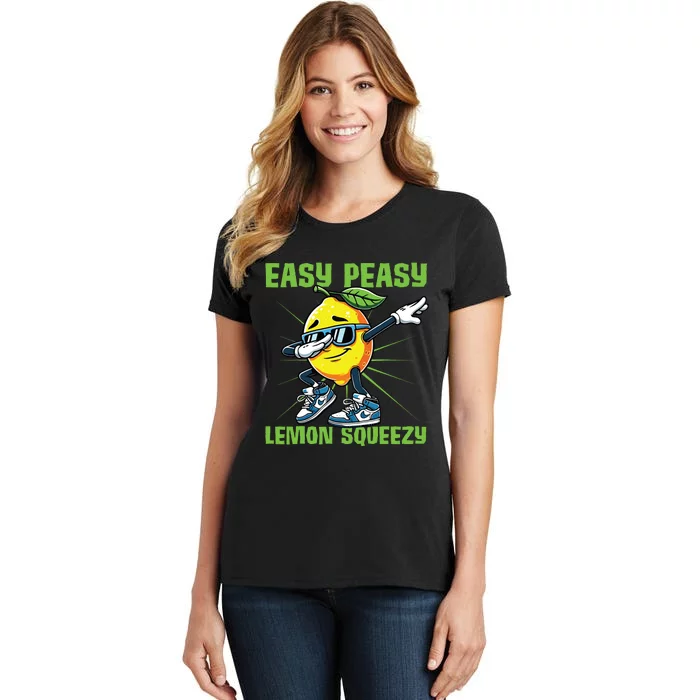 Easy Peasy Lemon Squeezy Lemon Stand Lemonade Crew Women's T-Shirt