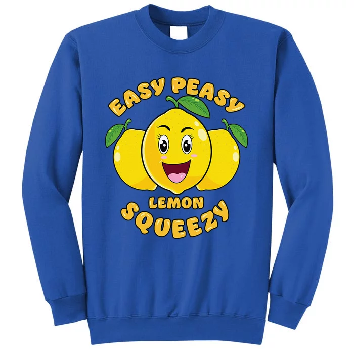 Easy Peasy Lemon Squeezy Summer Stand Lemonade Tall Sweatshirt