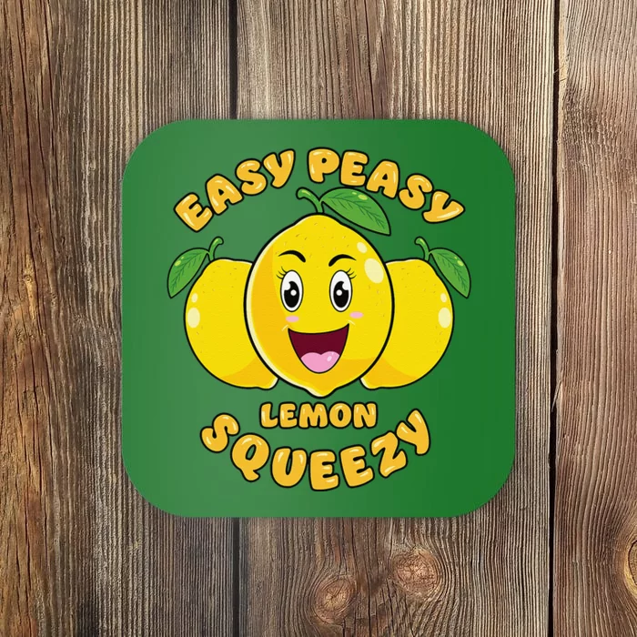 Easy Peasy Lemon Squeezy Summer Stand Lemonade Coaster