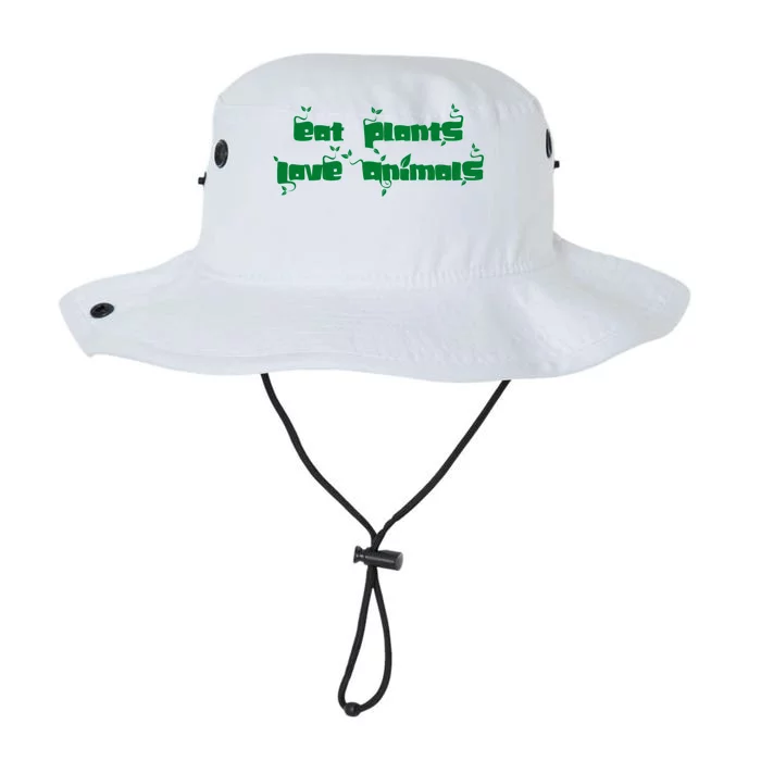 Eat Plants Love Animals Vegan Funny Gift Tops Cool Gift Legacy Cool Fit Booney Bucket Hat