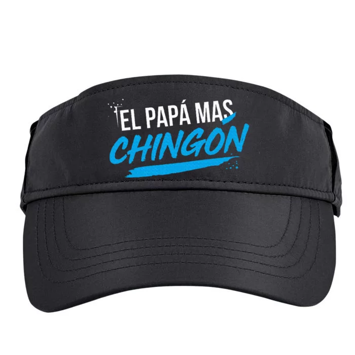 El Papa Mas Chingon Dia Del Padre Regalo Adult Drive Performance Visor