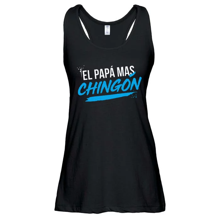 El Papa Mas Chingon Dia Del Padre Regalo Ladies Essential Flowy Tank