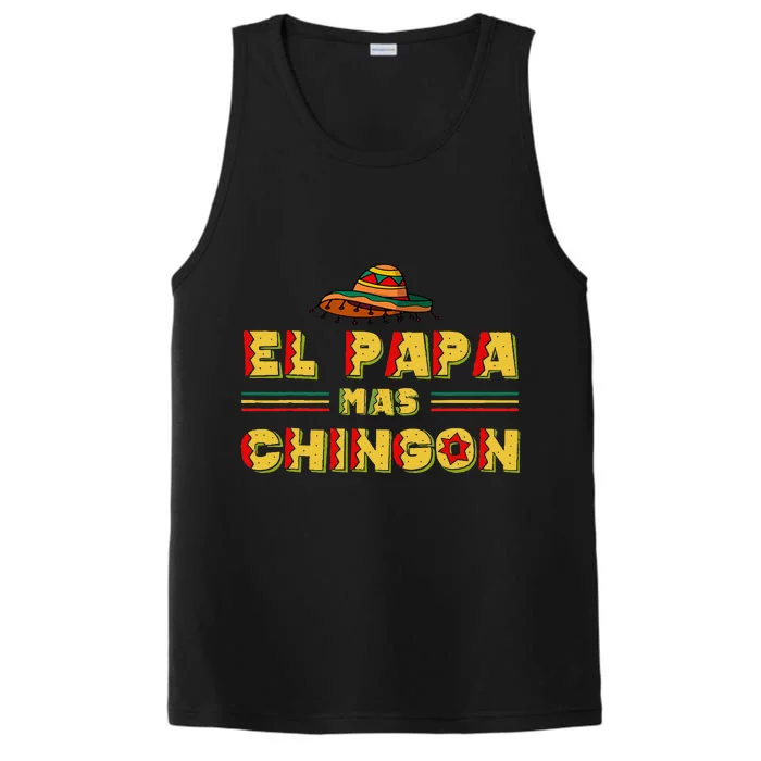 El Papa Mas Chingon Performance Tank