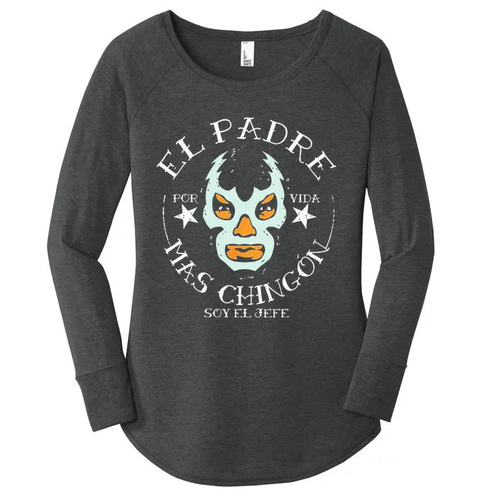 El Padre Mas Chingon Women's Perfect Tri Tunic Long Sleeve Shirt