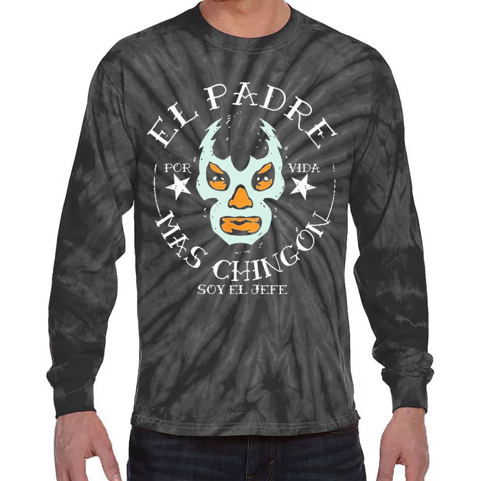 El Padre Mas Chingon Tie-Dye Long Sleeve Shirt