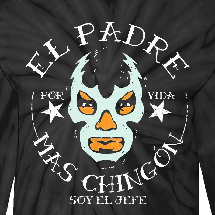 El Padre Mas Chingon Tie-Dye Long Sleeve Shirt