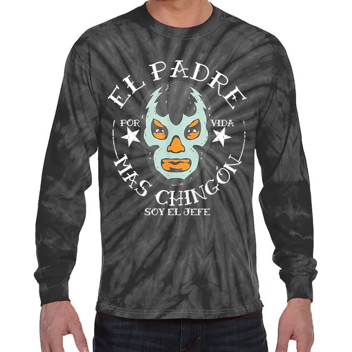 El Padre Mas Chingon Tie-Dye Long Sleeve Shirt