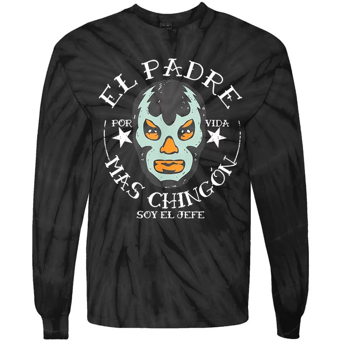 El Padre Mas Chingon Tie-Dye Long Sleeve Shirt